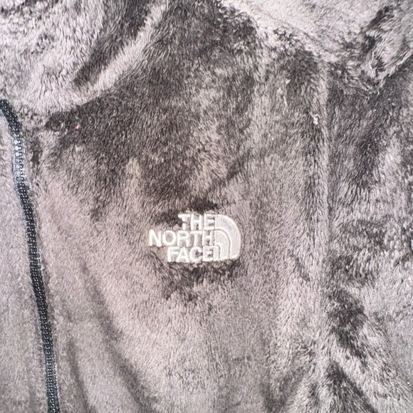 THE NORTH FACE Womens OSITO Soft Fuzzy Fleece Full Zip Pocket Jacket Size Medium - Picture 2 of 7